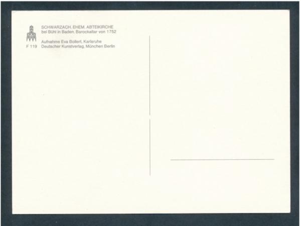 77815 Schwarzach Ehem. Abteikirche bei Bühl in Baden Barockaltar von 1792